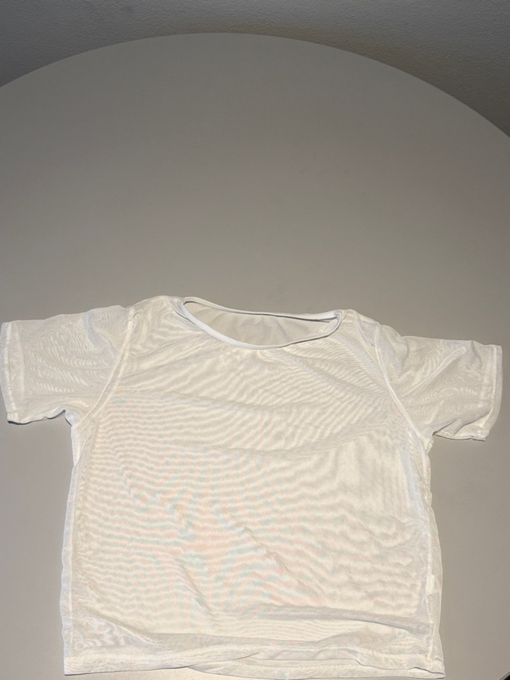 White see through T-shirt